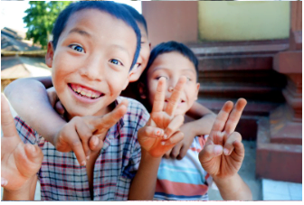 three children. Orthodontic