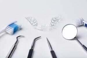 Invisalign clear aligners for straightening teeth